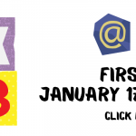A banner announcing the Book Club for adults' first meeting on January 17, 2023 at 6:30 p.m. Click the banner for more details.