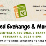A banner for the event Seed Exchange & More. Clicking it will take you to the event page with all of its information.