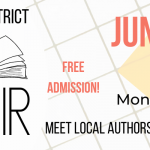 A banner featuring the Library's Local Author Fair. Click the banner for more details.