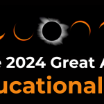 A banner for the monthly educational workshops to get ready for the 2024 Great American Eclipse. Click the banner for more details.