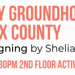 A banner for the upcoming book reading and signing by local author Shelia Cisco. Click the banner for more details.
