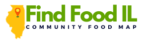 Use the Find Food IL Map to find places in your community offering free food or meals. You can also find stores and markets that accept SNAP/LINK or WIC. Plus, see the DHS or WIC office, and meal programs for children and older adults nearest to you by searching your zip code or city. Click on the graphic to access the map from University of Illinois Extension.