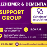 2nd Wednesday of the Month at 12pm at Centralia Regional Library.